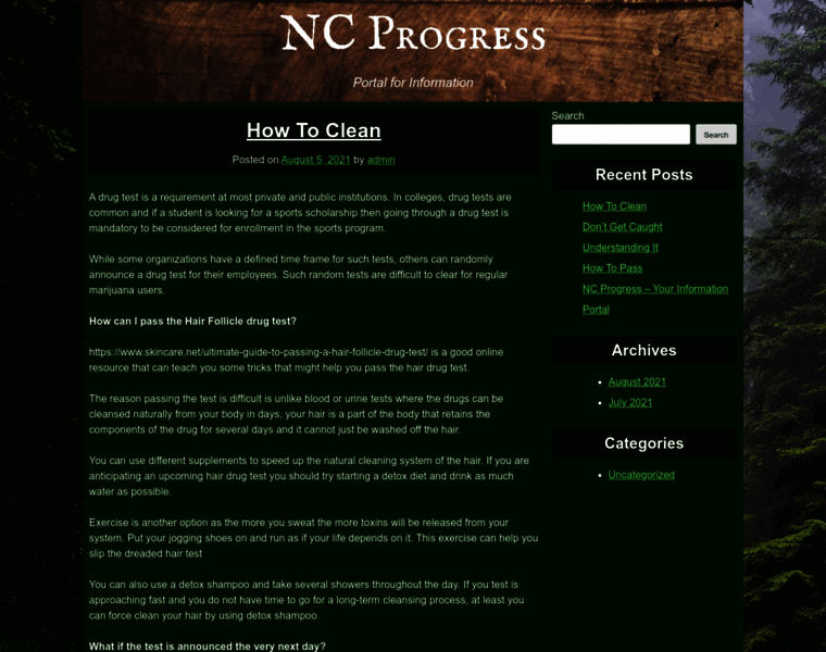 Ncprogress.org thumbnail