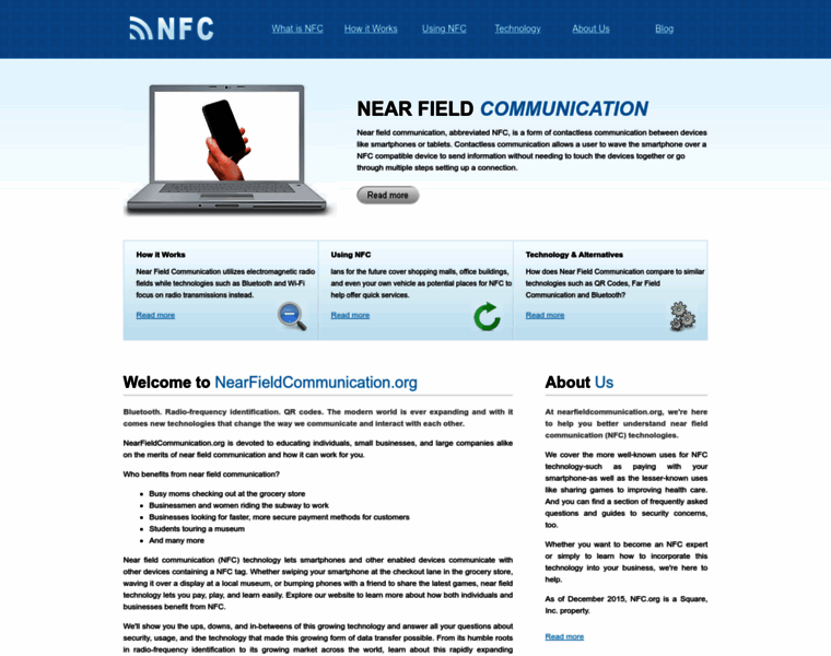 Nearfieldcommunication.org thumbnail