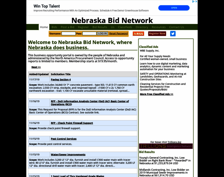 Nebraskabids.com thumbnail