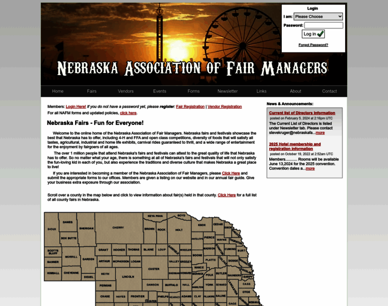 Nebraskafairs.org thumbnail