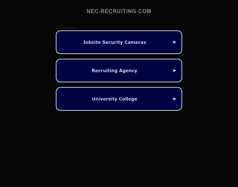 Nec-recruiting.com thumbnail