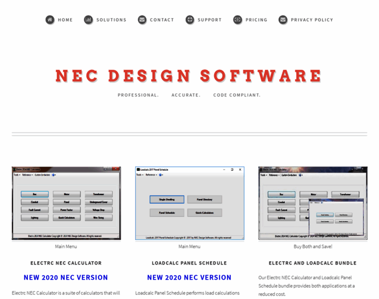 Necdesignsoftware.com thumbnail