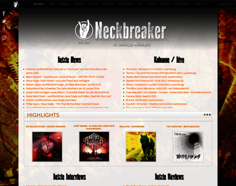 Neckbreaker.de thumbnail