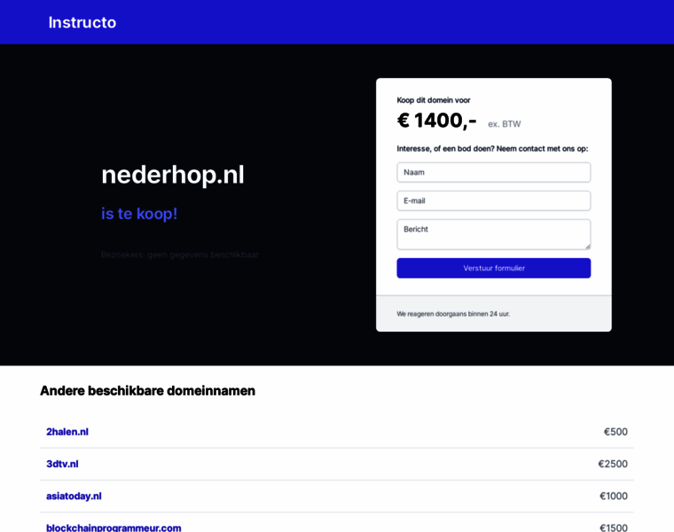 Nederhop.nl thumbnail