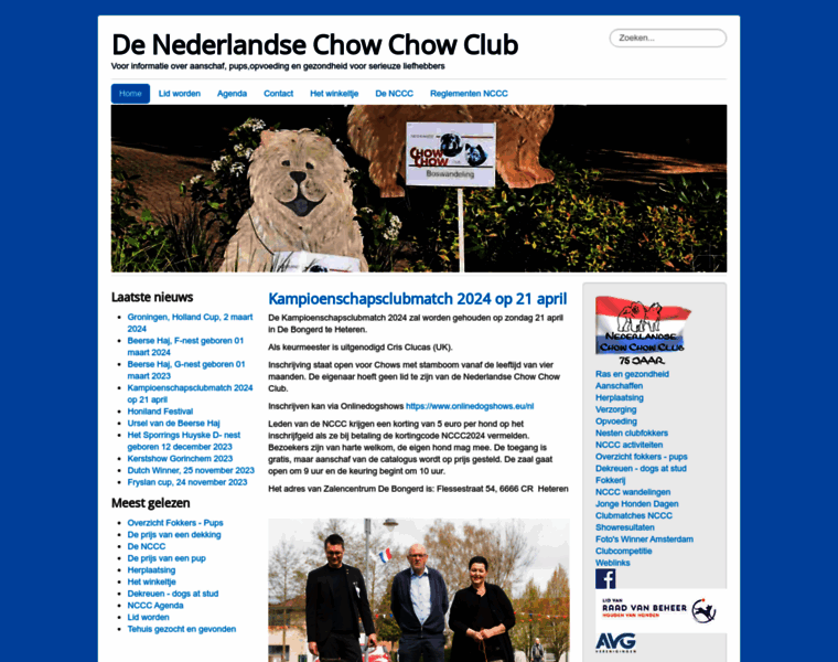 Nederlandsechowchowclub.nl thumbnail