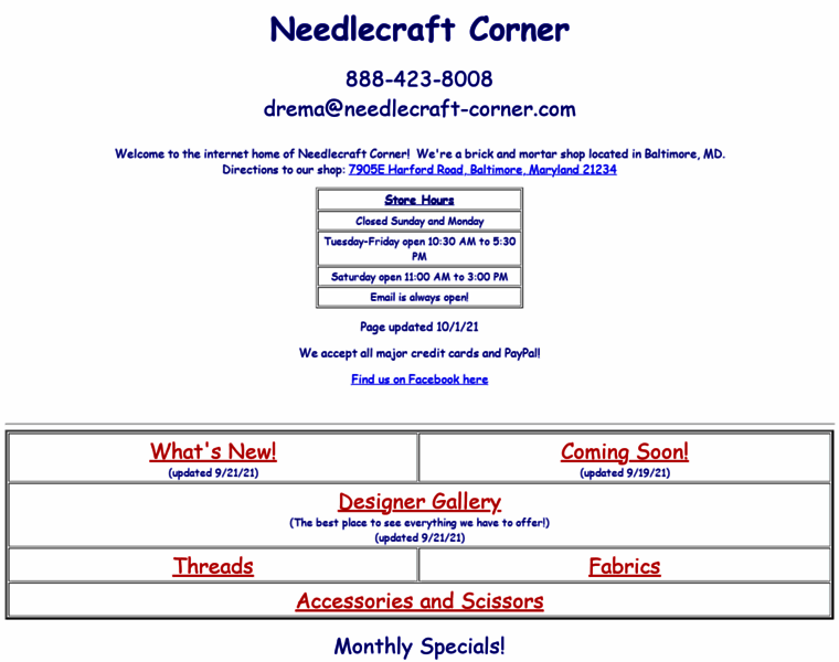 Needlecraft-corner.com thumbnail