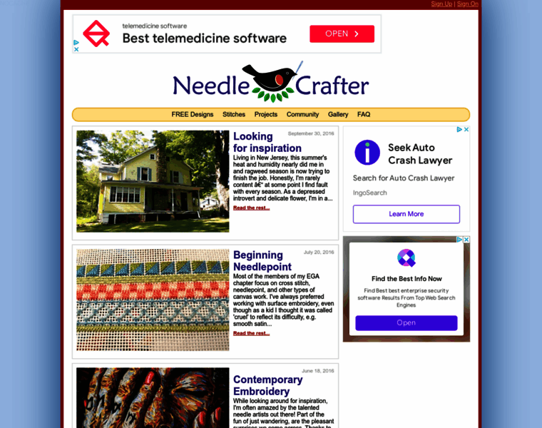 Needlecrafter.com thumbnail
