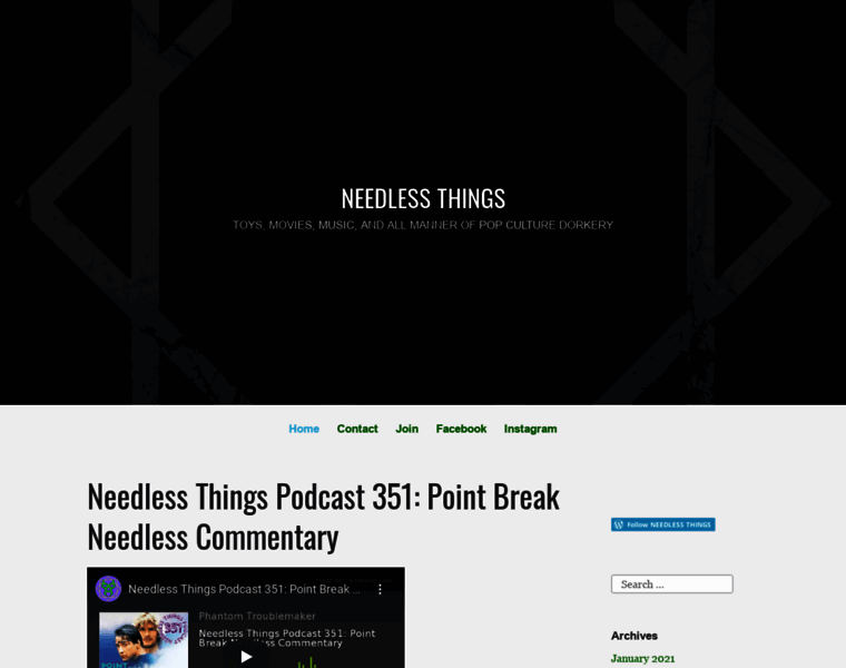 Needlessthingspodcast.com thumbnail