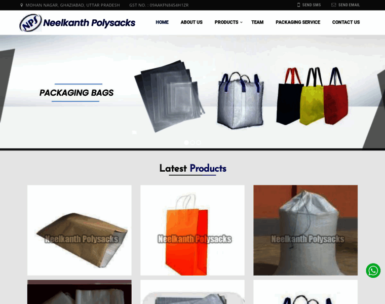 Neelkanthpolysacks.com thumbnail
