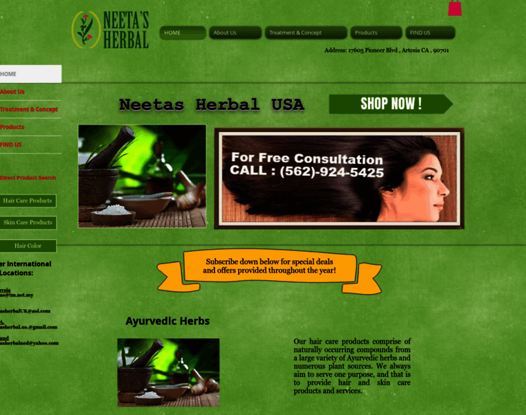 Neetasherbalusa.com thumbnail Neetasherbalusa.com thumbnail