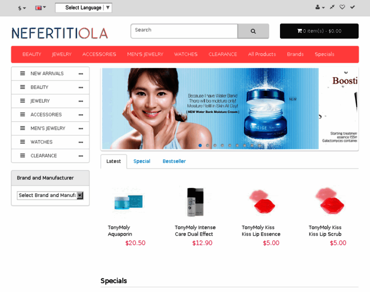 Nefertitiola.com thumbnail