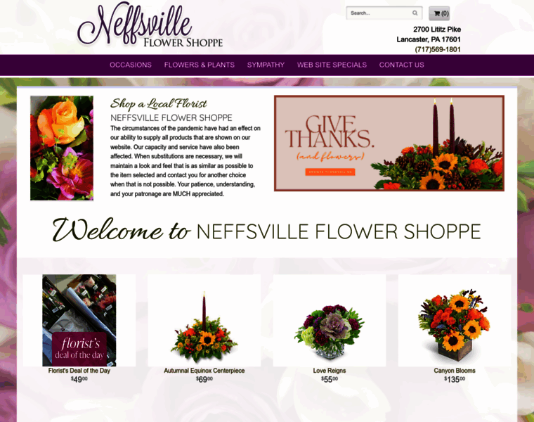 Neffsvilleflowershop.com thumbnail