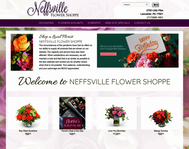 Neffsvilleflowershoppe.com thumbnail