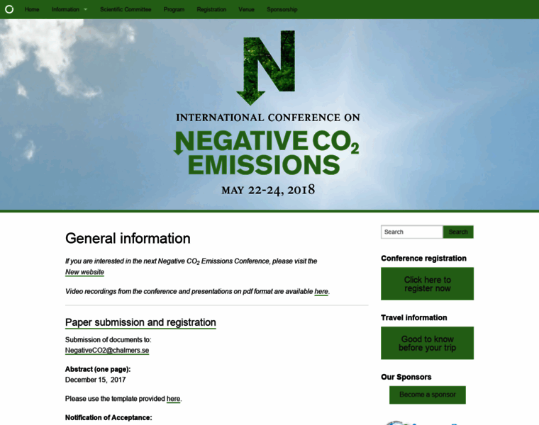 Negativeco2emissions2018.com thumbnail