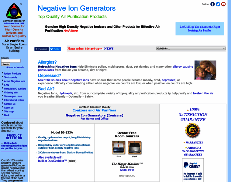 Negativeiongenerators.com thumbnail