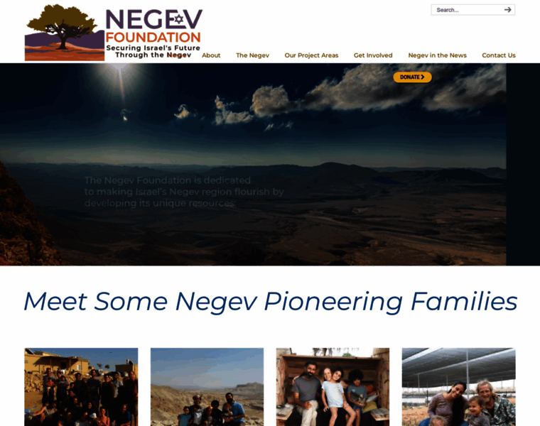 Negev.org thumbnail