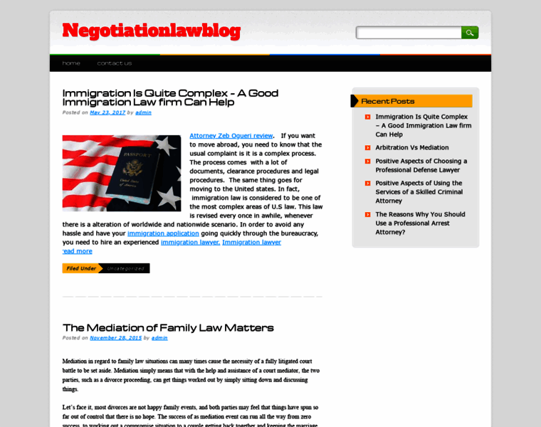 Negotiationlawblog.com thumbnail