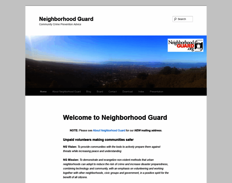 Neighborhoodguard.org thumbnail
