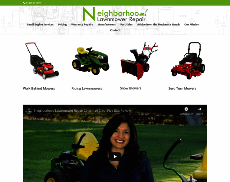 Neighborhoodlawnmower.com thumbnail