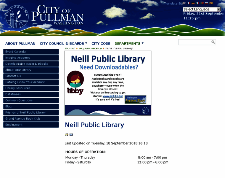 Neill-lib.org thumbnail