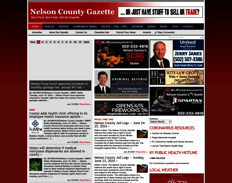 Nelsoncountygazette.com thumbnail
