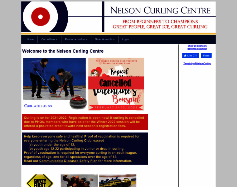 Nelsoncurling.ca thumbnail