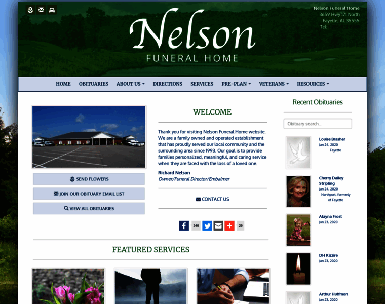 Nelsonfuneralhome.org thumbnail