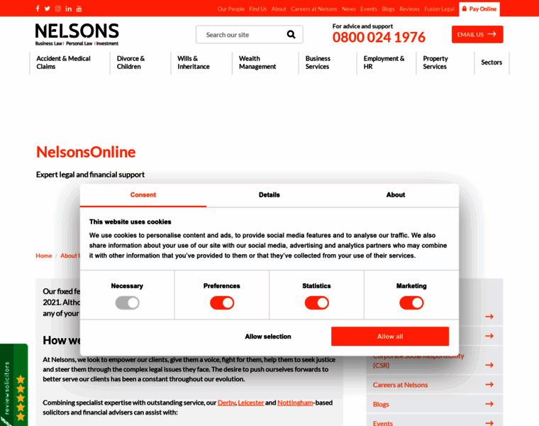 Nelsonsonline.co.uk thumbnail