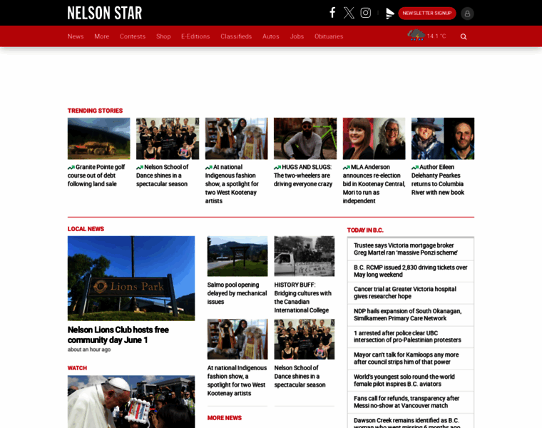 Nelsonstar.com thumbnail