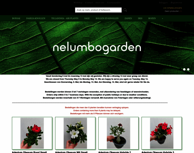 Nelumbogarden.nl thumbnail