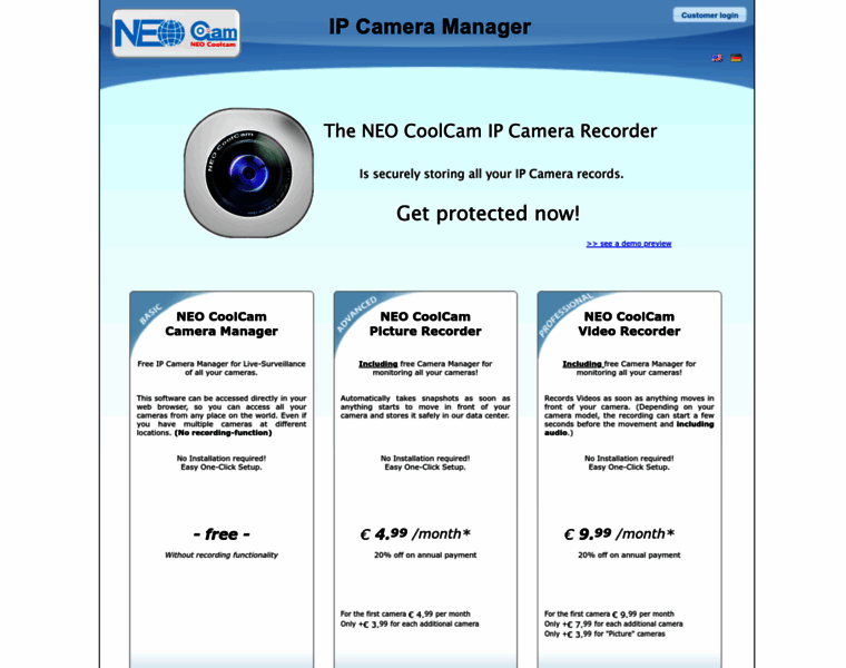 Neo.ipcameramanager.com thumbnail