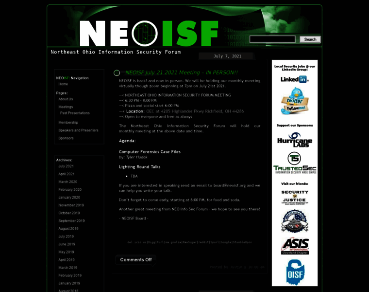 Neoisf.org thumbnail
