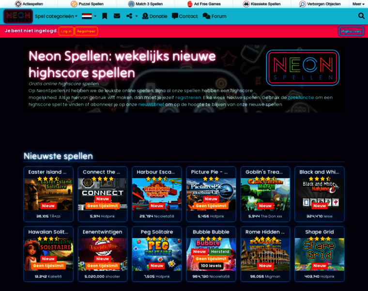 Neonspellen.nl thumbnail