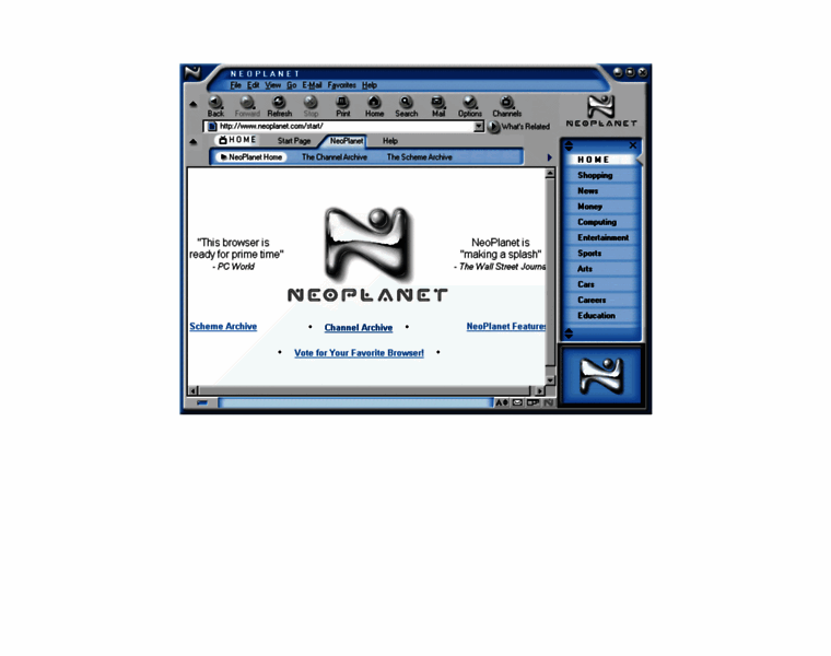 Neoplanet.com thumbnail