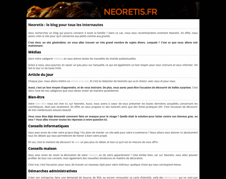 Neoretis.fr thumbnail