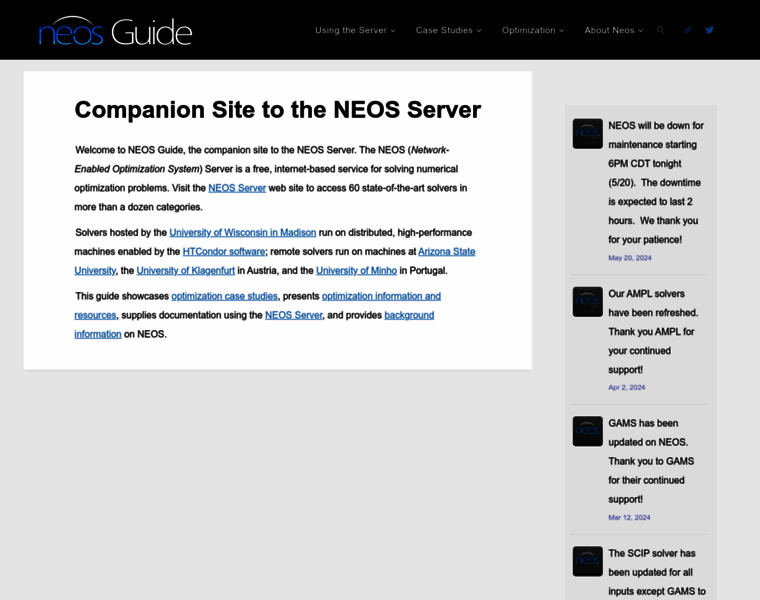 Neos-guide.org thumbnail