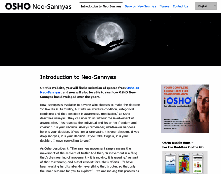 Neosannyas.org thumbnail