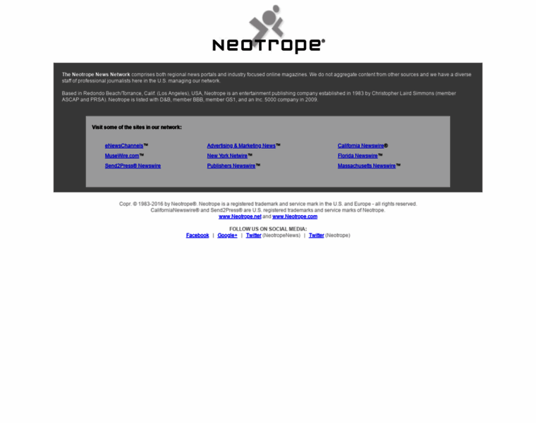 Neotrope.net thumbnail
