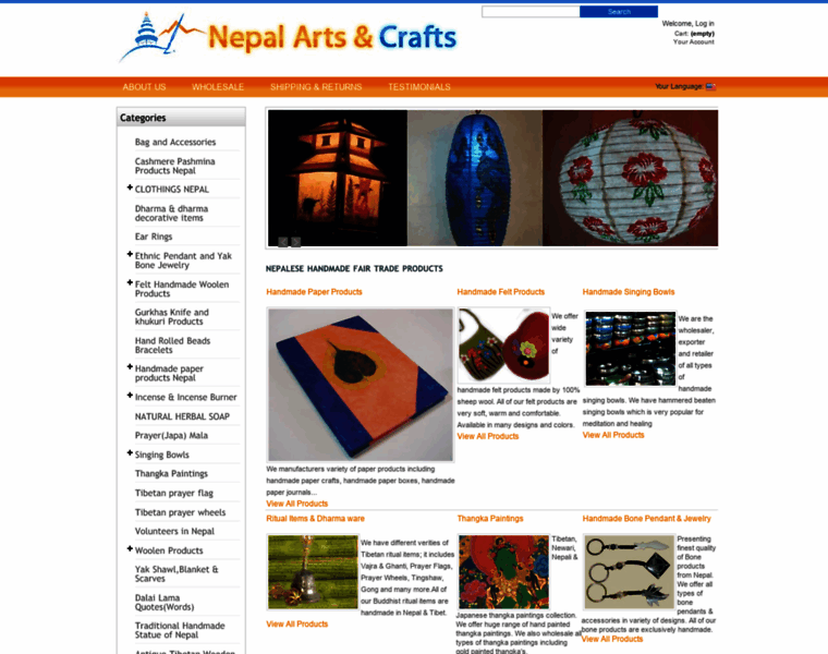 Nepalartsncrafts.com thumbnail