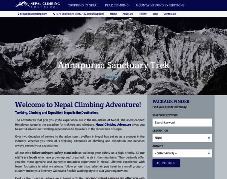 Nepalclimbing.com thumbnail