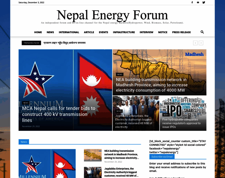 Nepalenergyforum.com thumbnail