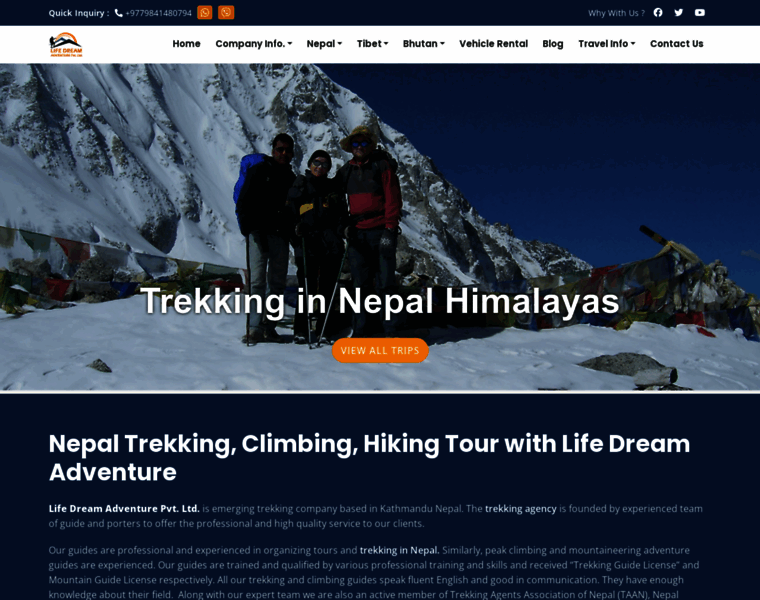 Nepalhimalayatrek.com thumbnail