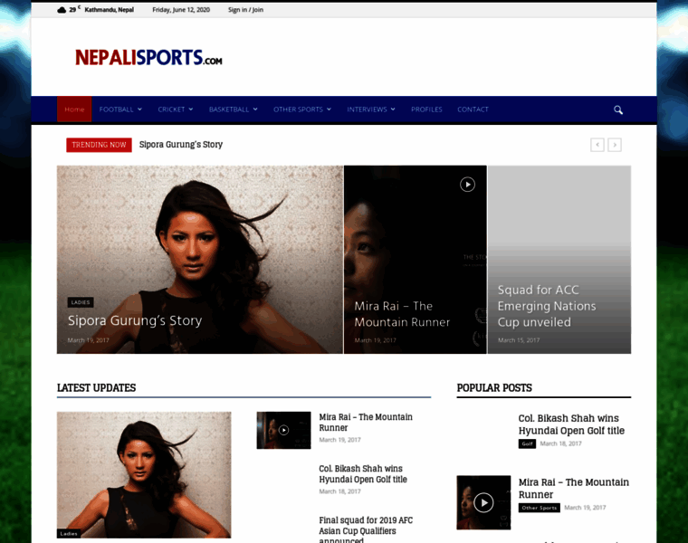 Nepalisports.com thumbnail
