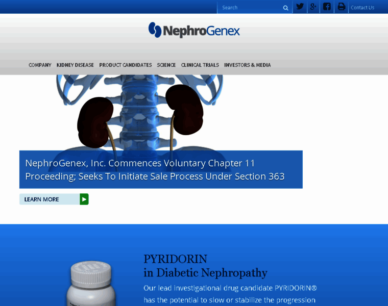 Nephrogenex.com thumbnail