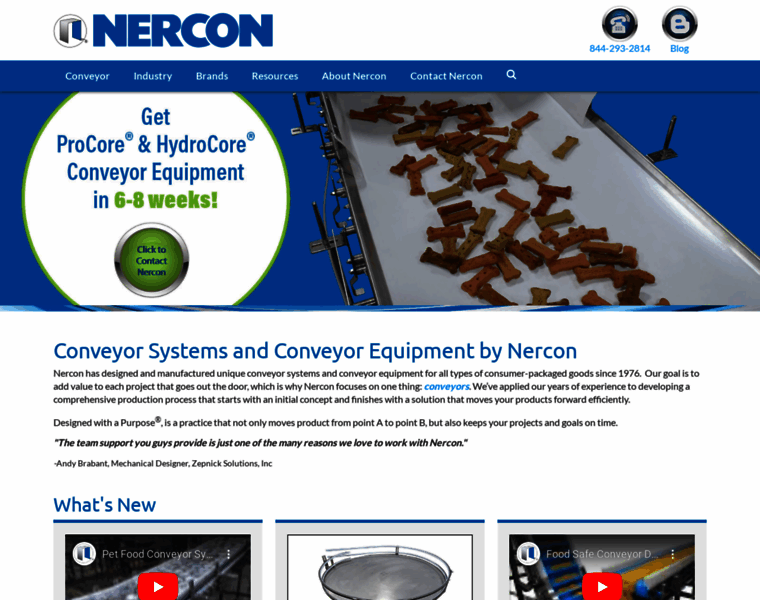 Nerconconveyors.com thumbnail