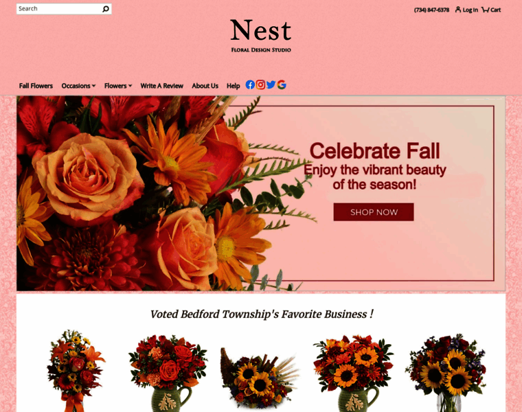 Nestfloraldesignstudio.com thumbnail