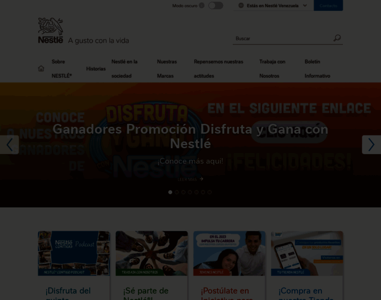 Nestle.com.ve thumbnail