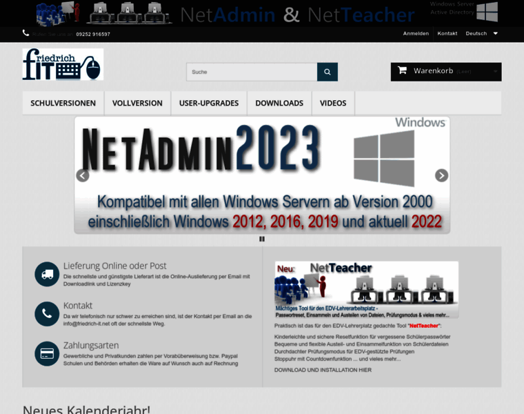 Netadmin-usermanager.de thumbnail