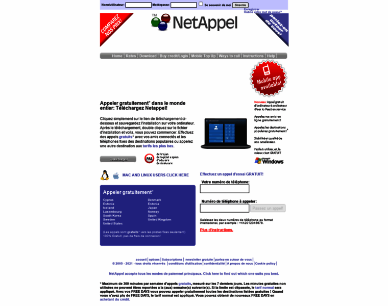 Netappel.com thumbnail