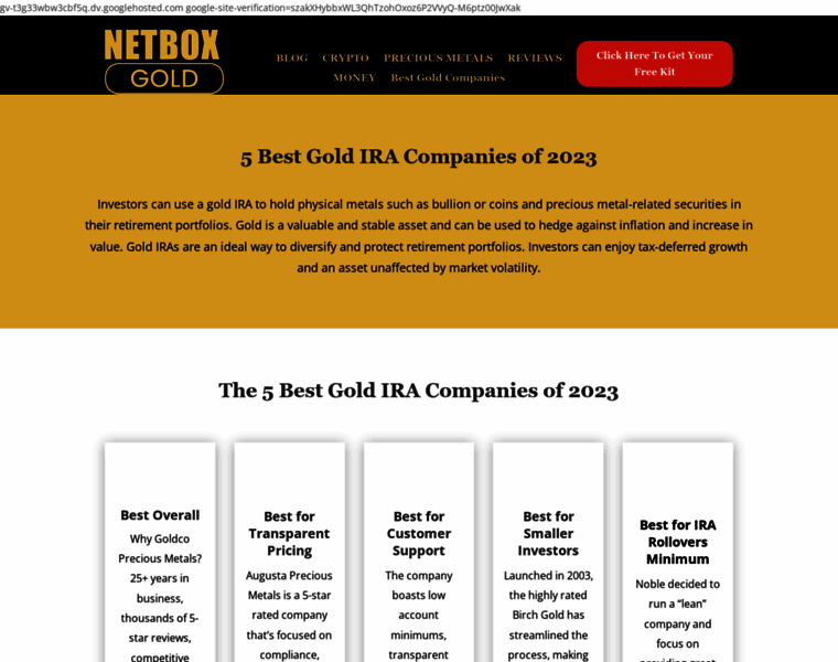 Netboxgold.net thumbnail